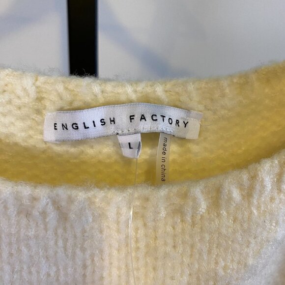 NWT English Factory Knit Embroidered Tank Top - Picture 3 of 8